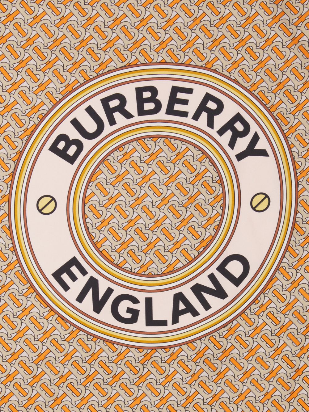 Burberry Zijden sjaal - Oranje
