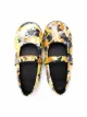 Versace Kids Baroccoflage-print leather ballerinas