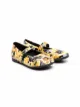 Image 1 of Versace Kids Baroccoflage-print leather ballerinas