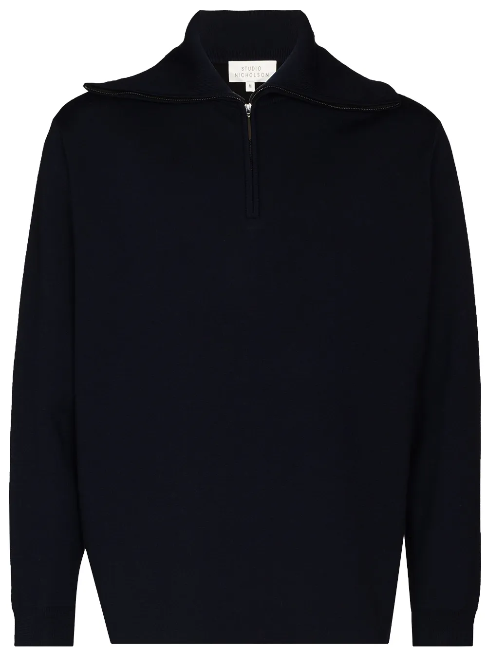Studio Nicholson half-zip wool jumper
