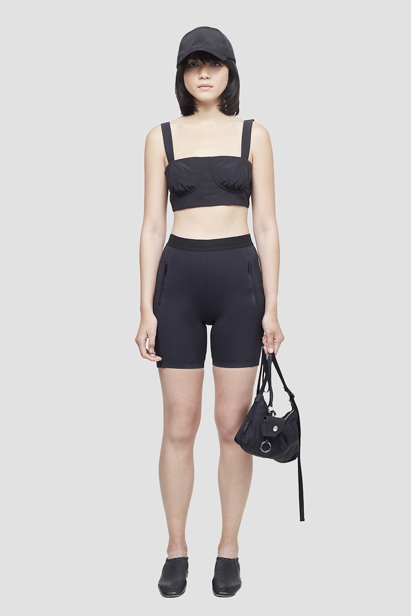 The Everyday Bike Short-black #0 The Everyday Bike Short, Black Everyday cycling shorts from 3.1 PHILLIP LIM featuring stretch-design, high waist, two side zip-fastening pockets and thigh-length.- 0