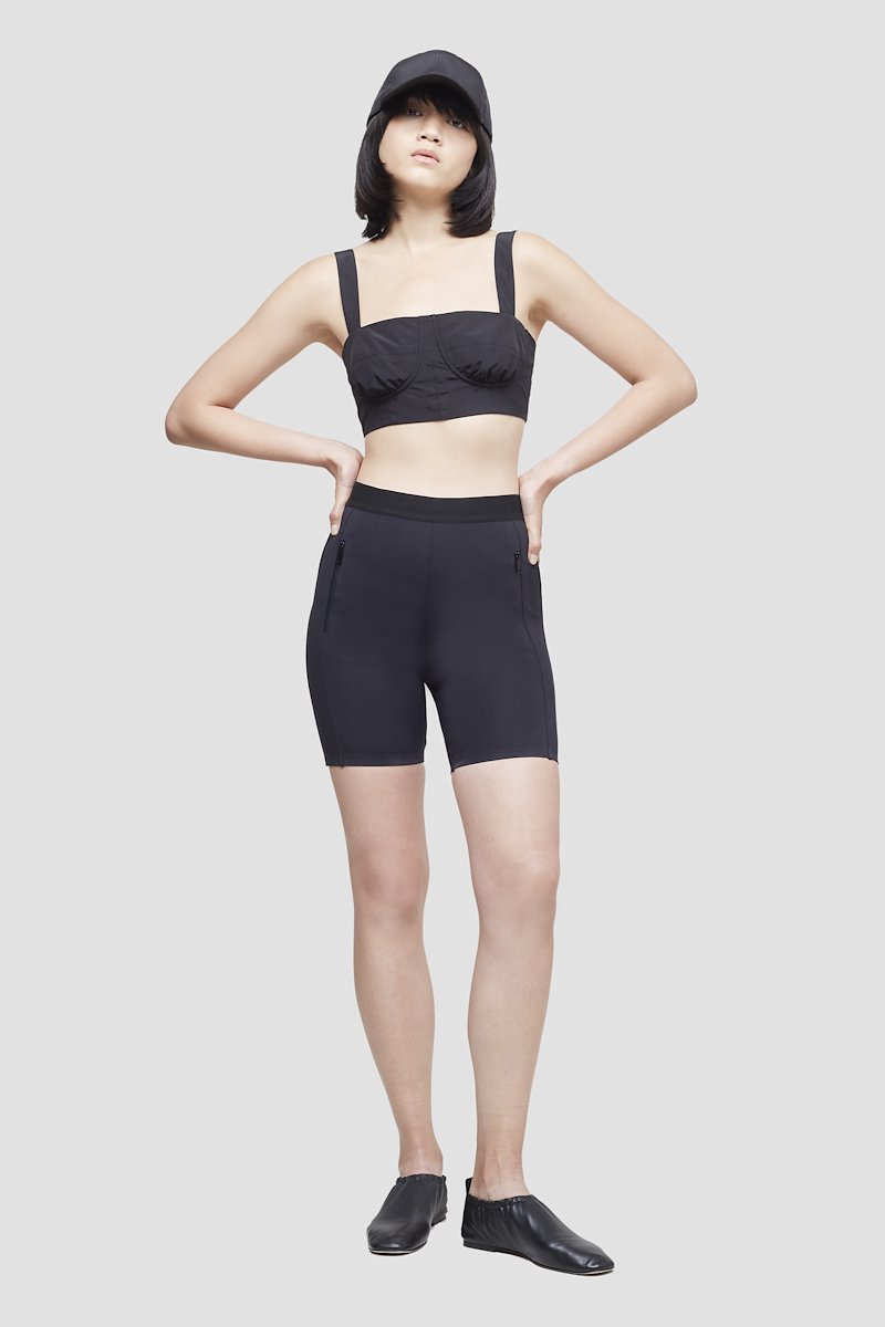 The Everyday Bike Short-black #1 The Everyday Bike Short, Black Everyday cycling shorts from 3.1 PHILLIP LIM featuring stretch-design, high waist, two side zip-fastening pockets and thigh-length.- 1