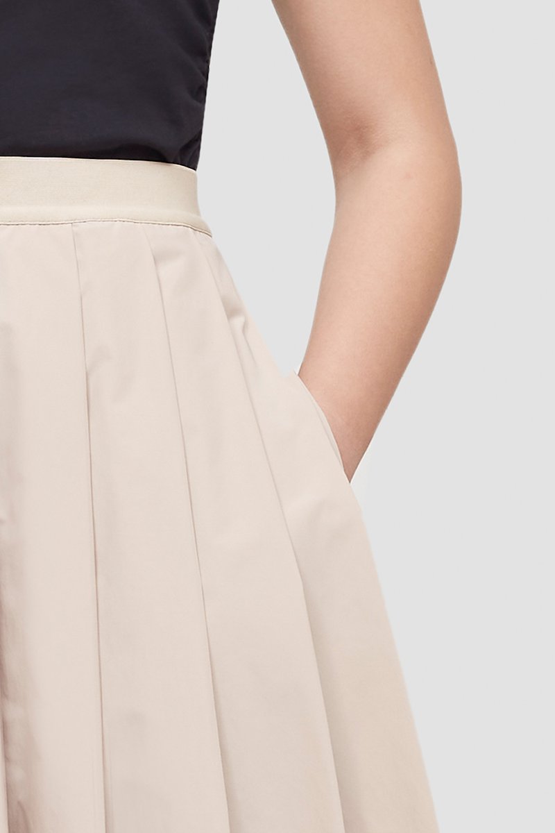 The Day Pleated Skirt-neutrals #0 The Day Pleated Skirt, Dark blush high-waisted pleated skirt from 3.1 PHILLIP LIM featuring high waist, fully pleated, rear zip fastening and tonal design.- 4