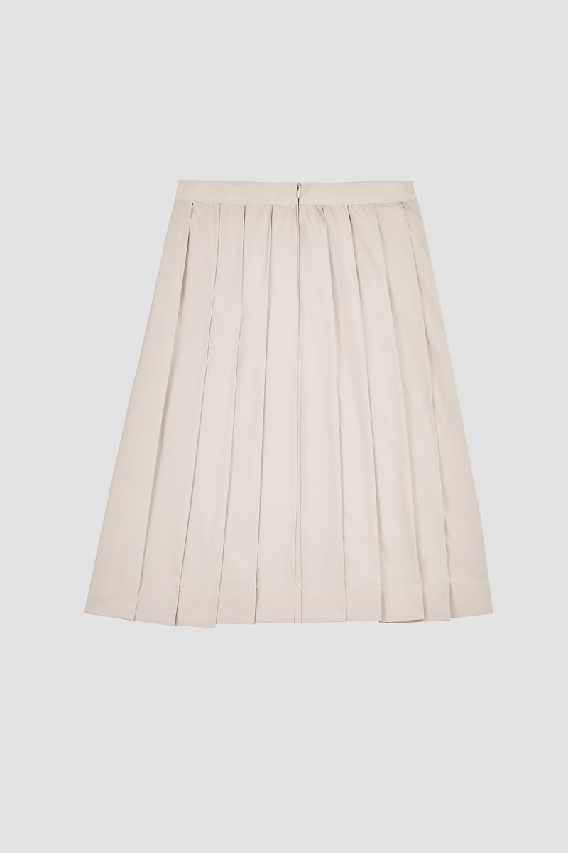 The Day Pleated Skirt-neutrals #0 The Day Pleated Skirt, Dark blush high-waisted pleated skirt from 3.1 PHILLIP LIM featuring high waist, fully pleated, rear zip fastening and tonal design.- 6