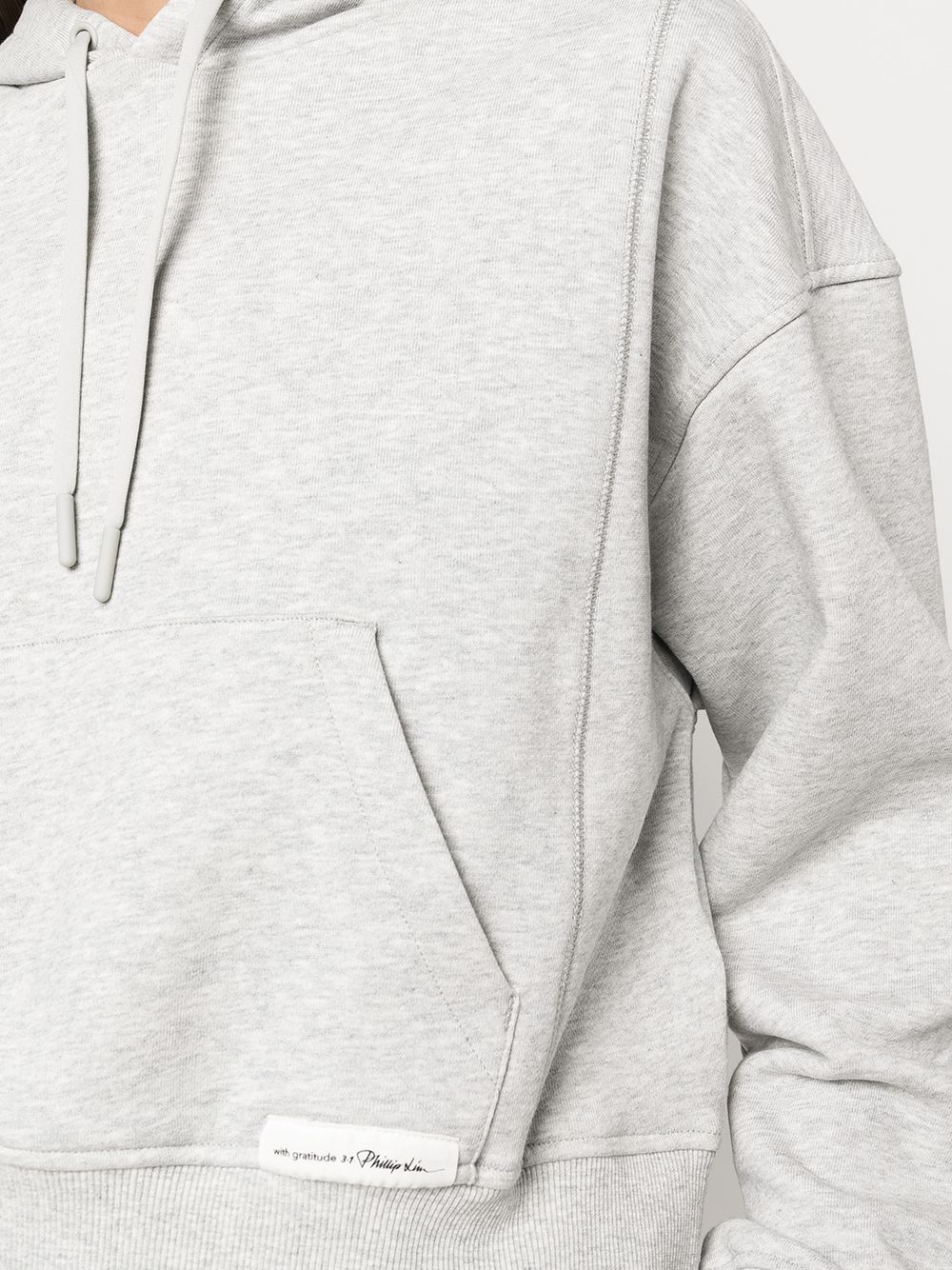 фото 3.1 phillip lim dont sweat it cropped hoodie