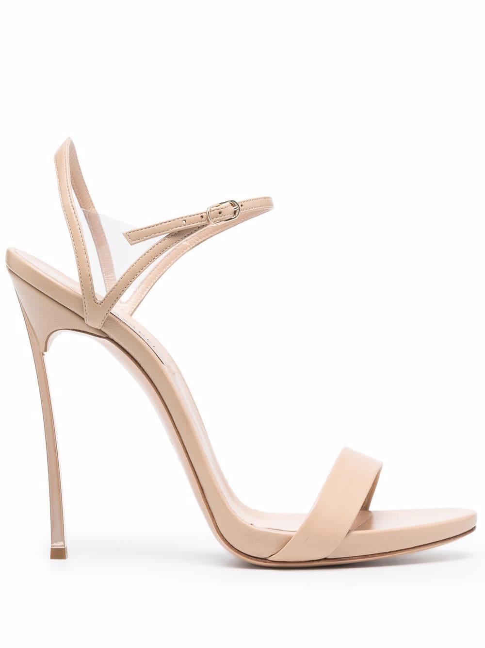 Casadei V Celebrity Leather Sandals - Farfetch