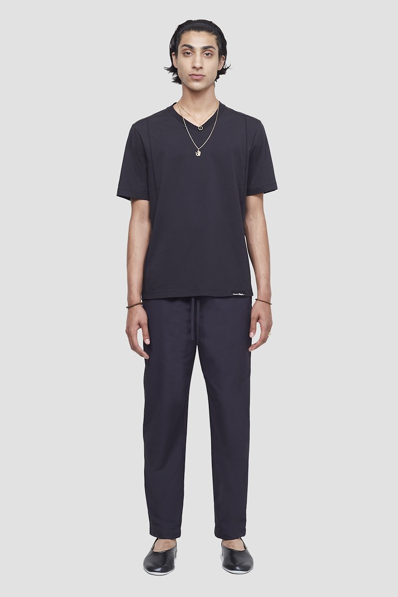 The Everyday V-Neck Tee-blue #1 The Everyday V-Neck Tee, Black cotton Everyday V-neck T-shirt from 3.1 PHILLIP LIM featuring V-neck, short sleeves and straight hem.- 1