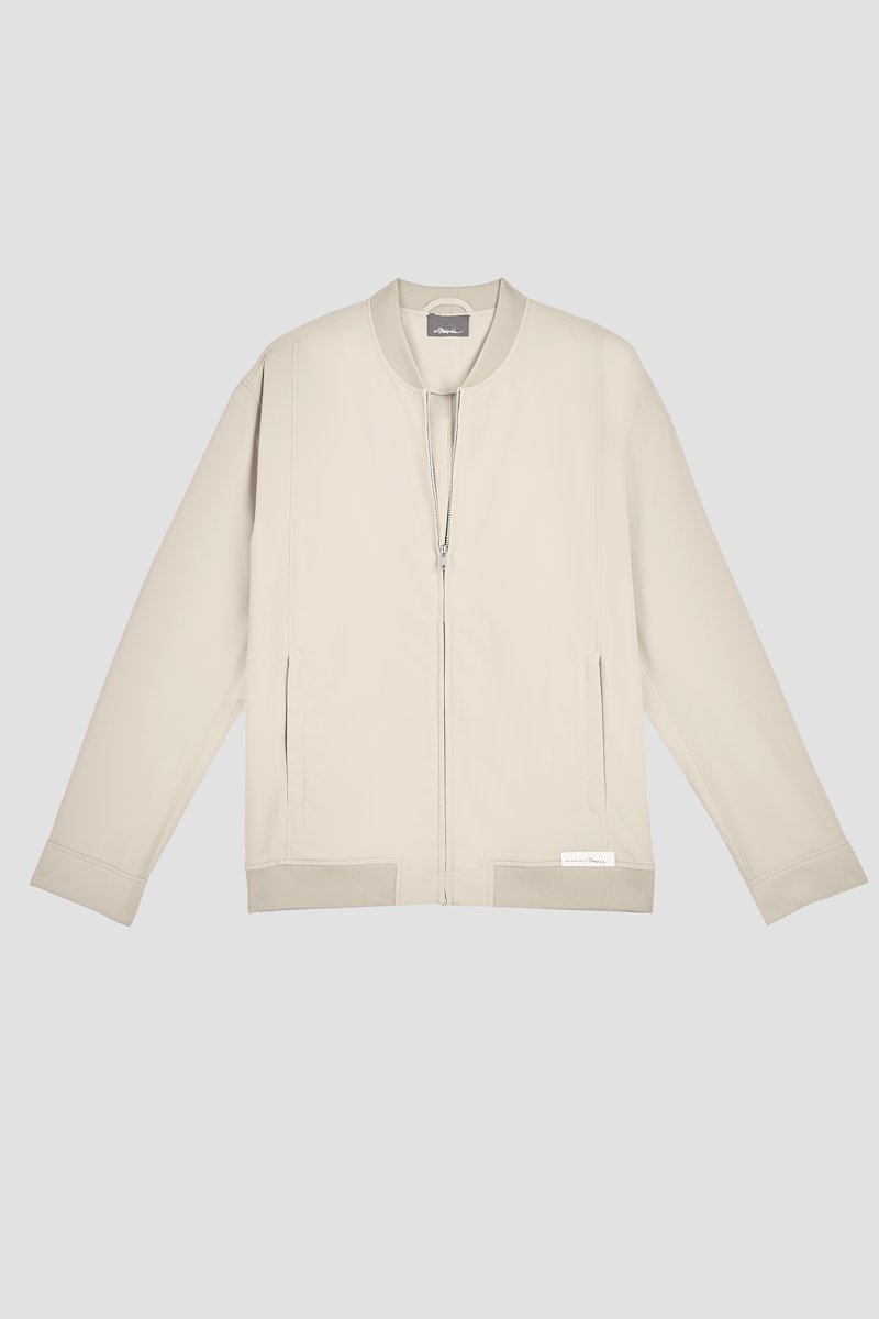Kickin' It Bomber Jacket-neutrals #0 Kickin' It Bomber Jacket, Khaki Kickin' It bomber jacket from 3.1 PHILLIP LIM featuring logo patch to the front, band collar, long sleeves, press-stud fastening cuffs, front zip fastening, two side slit pockets and ribbed edge.- 6