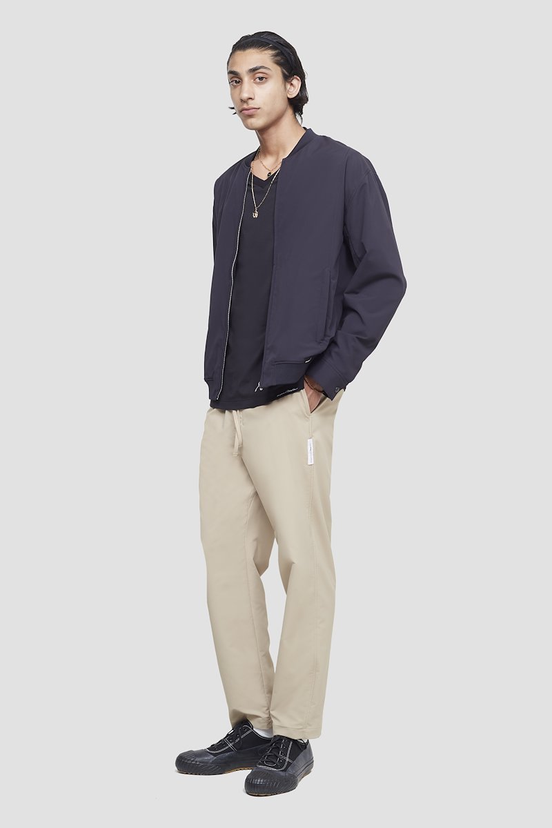 Kickin' It Bomber Jacket-blue #0 Kickin' It Bomber Jacket, Midnight blue Kickin It bomber jacket from 3.1 PHILLIP LIM featuring ribbed detailing, logo patch to the front, band collar, front zip fastening, long sleeves and two front welt pockets.- 2