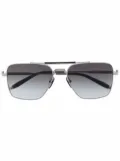 Akoni Eos pilot-frame sunglasses - Silver