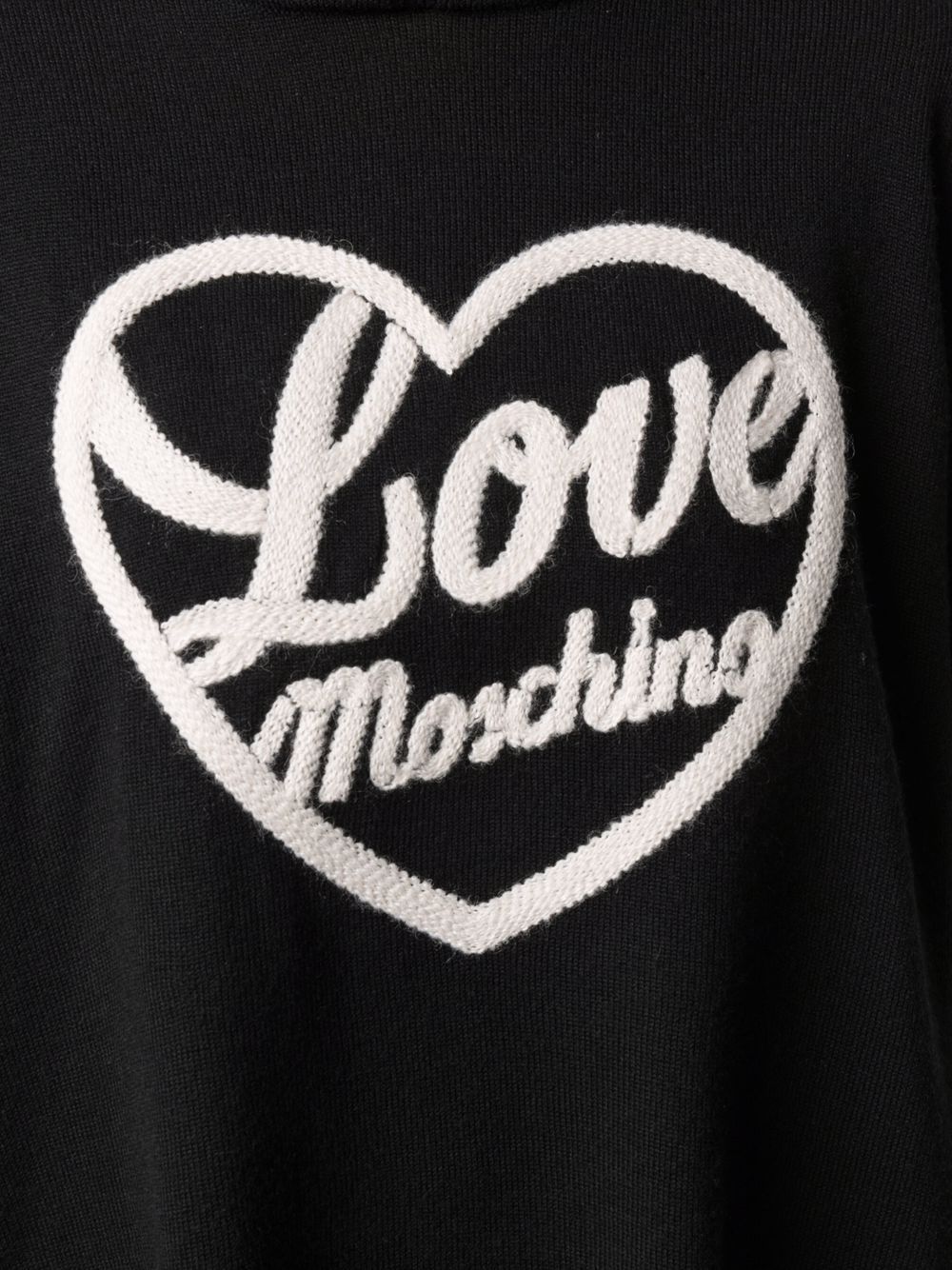 фото Love moschino худи с вышитым логотипом