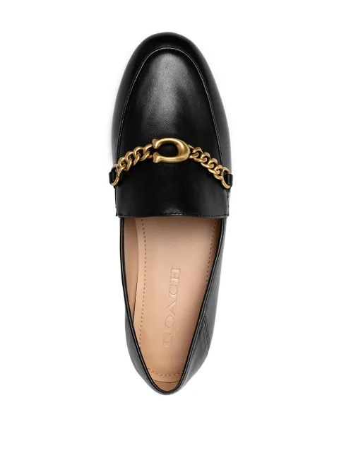 coach helena chain loafer