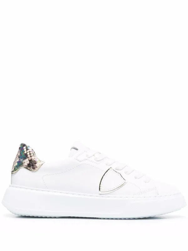 Philippe Model Paris Temple Veau low-top Sneakers - Farfetch