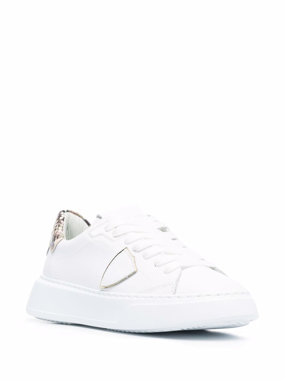 Philippe Model Paris Temple Veau low-top sneakers - Wit