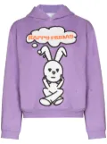 Natasha Zinko distressed happy friday hoodie - Neutrals