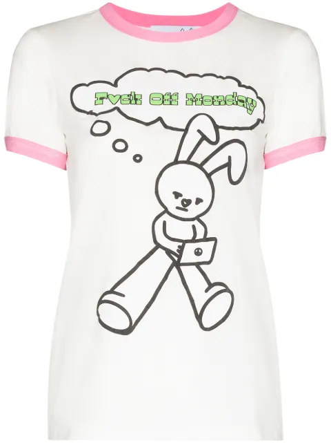 Natasha Zinko graphic-print cotton T-shirt