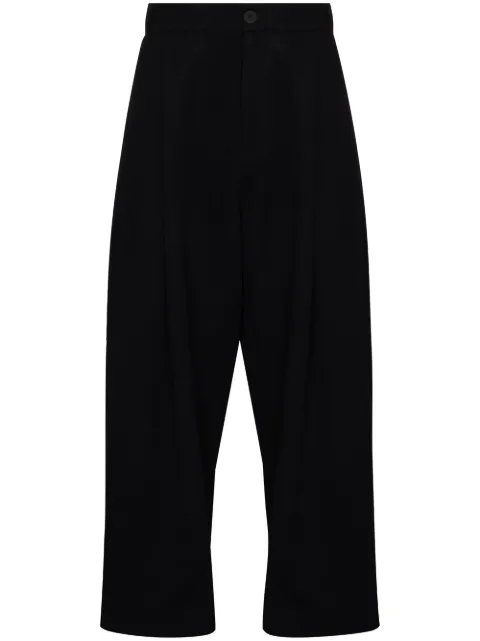 Studio Nicholson Sorte wide-leg trousers