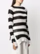 Marni rip-detail striped jumper