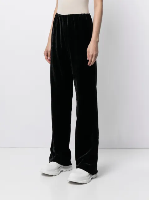 velvet track pants mens