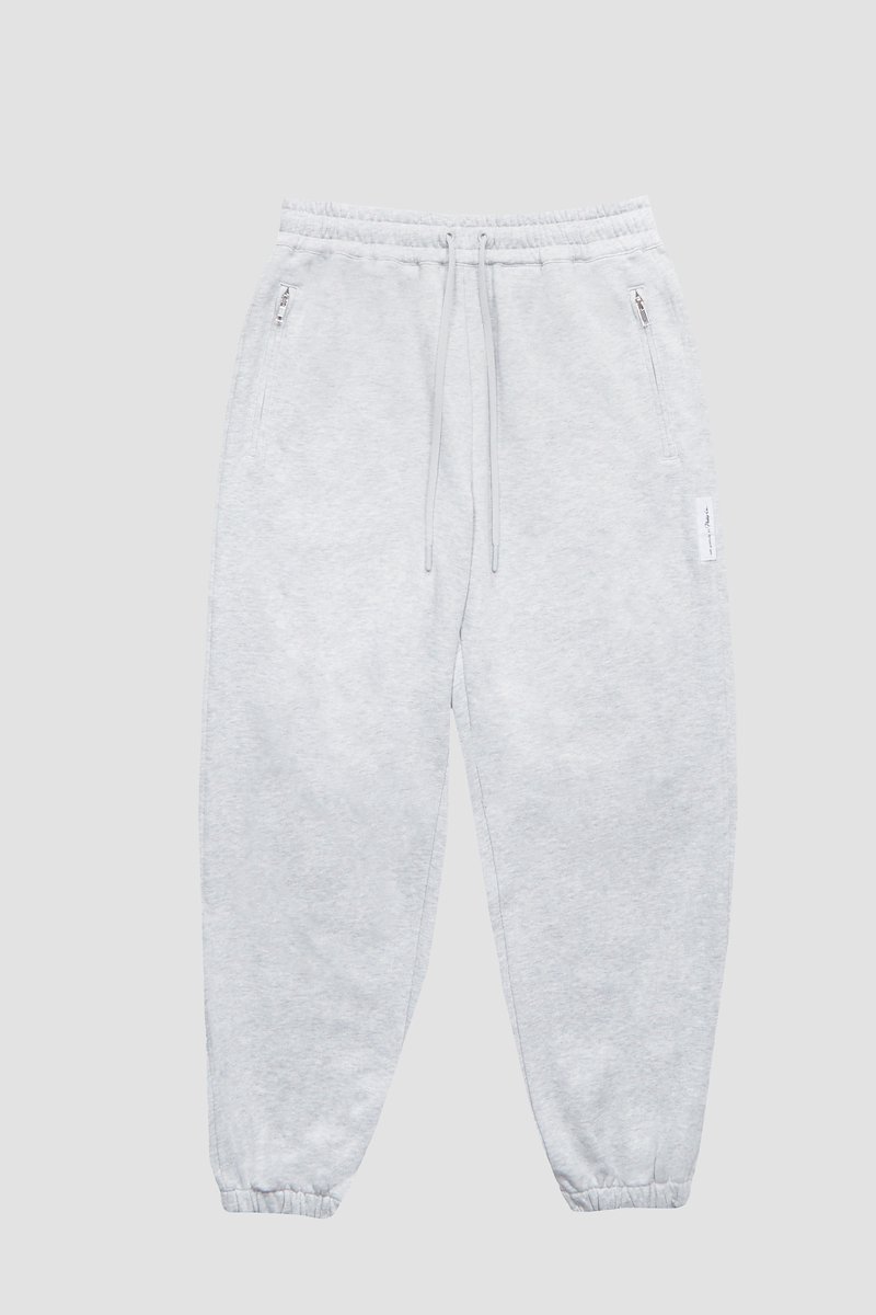 The Everyday Sweatpant-grey #1 The Everyday Sweatpant, Light heather grey cotton The Everyday track pants from 3.1 PHILLIP LIM featuring jersey fleece, logo patch to the side, elasticated ankles, elasticated drawstring waistband and two side zip-fastening pockets.- 5