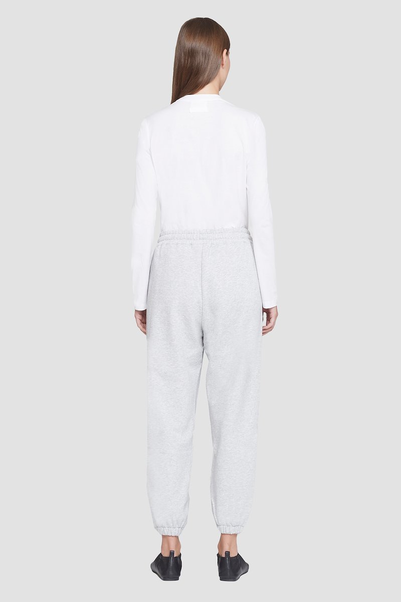 The Everyday Sweatpant-grey #1 The Everyday Sweatpant, Light heather grey cotton The Everyday track pants from 3.1 PHILLIP LIM featuring jersey fleece, logo patch to the side, elasticated ankles, elasticated drawstring waistband and two side zip-fastening pockets.- 3