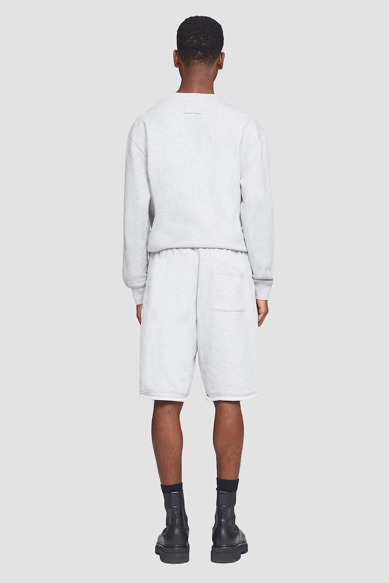 The Everyday Short-grey #1 The Everyday Short, Light heather grey cotton Everyday terrycloth shorts from 3.1 PHILLIP LIM featuring terry-cloth effect, drawstring fastening waist, two side inset pockets and thigh-length.- 3