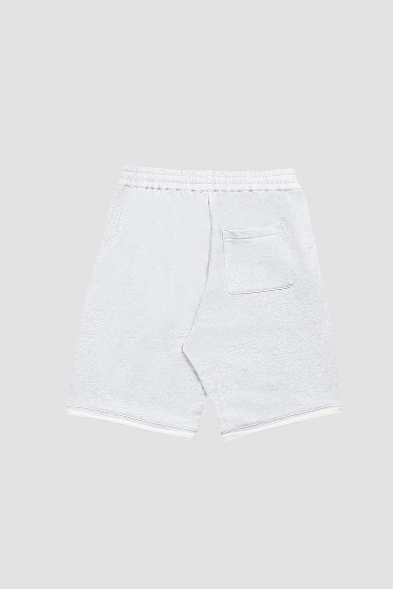 The Everyday Short-grey #0 The Everyday Short, Light heather grey cotton Everyday terrycloth shorts from 3.1 PHILLIP LIM featuring terry-cloth effect, drawstring fastening waist, two side inset pockets and thigh-length.- 6