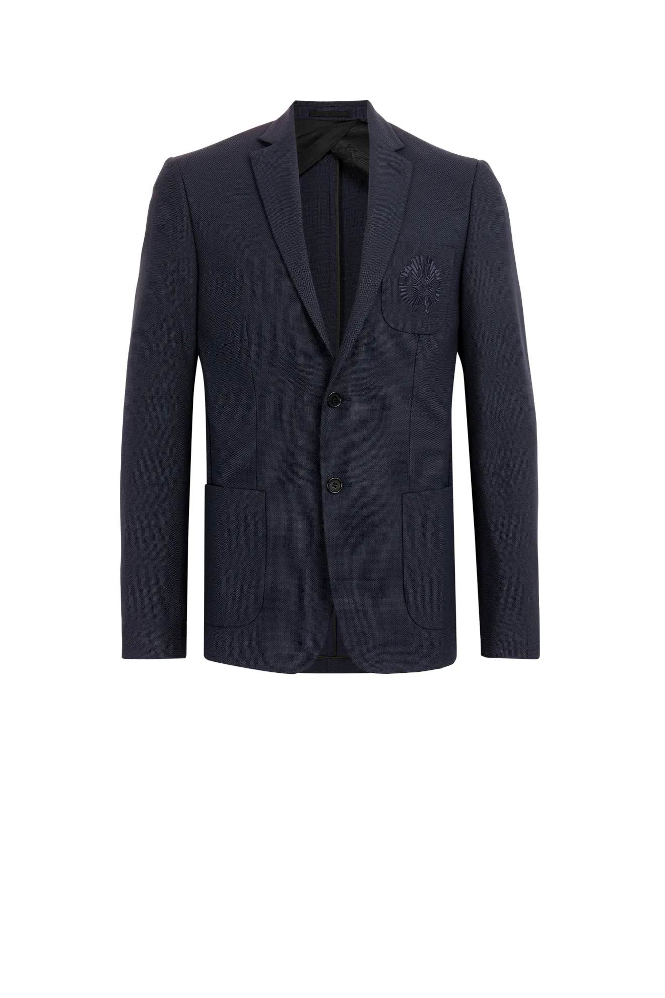 RC Monogram-Embroidered Blazer 