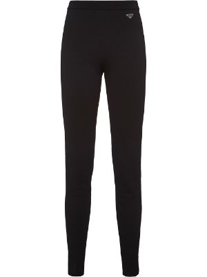 Women039s PRADA Milano Nylon Pants Trousers Black RARE 40 S made in  ITALY  eBay