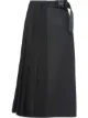 Image 1 of Prada plaid pleated-detail skirt