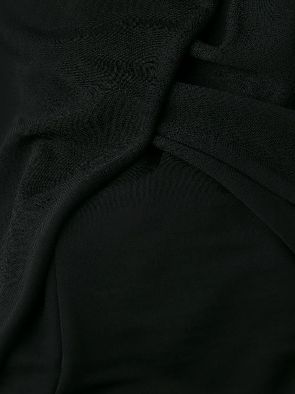 wrap-effect panelled trousers