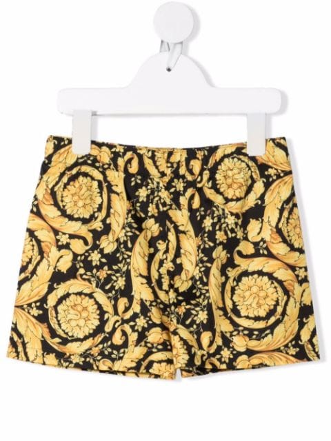 Versace Kids Barocco Baby swim shorts