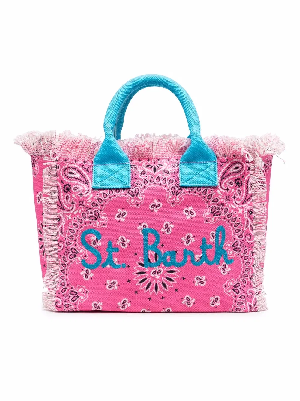 Mc2 Saint Barth Kids сумка-тоут с принтом и бахромой