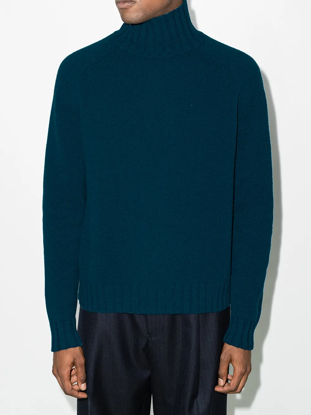 Image 2 of Studio Nicholson Toesa high neck jumper