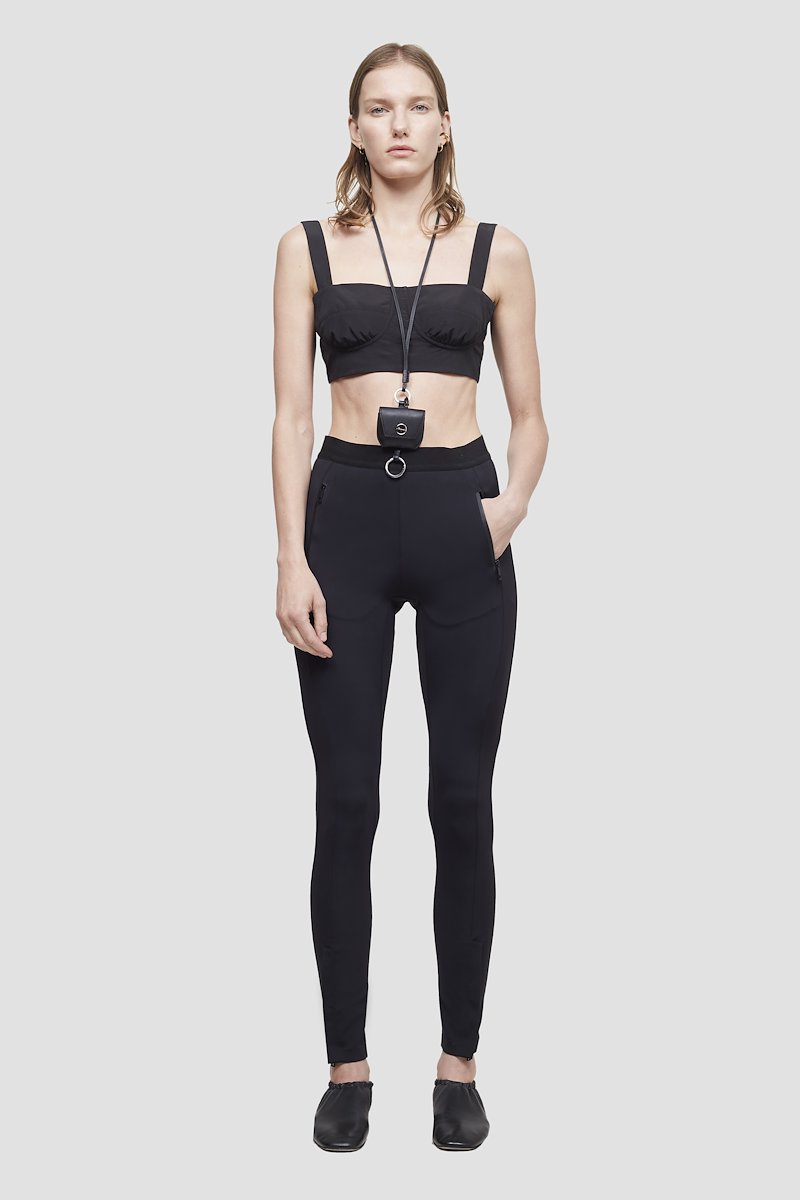 The Day Bra-black #0 The Day Bra, Black The Day bra top from 3.1 PHILLIP LIM featuring sweetheart neck, elasticated band, cropped and sleeveless.- 0