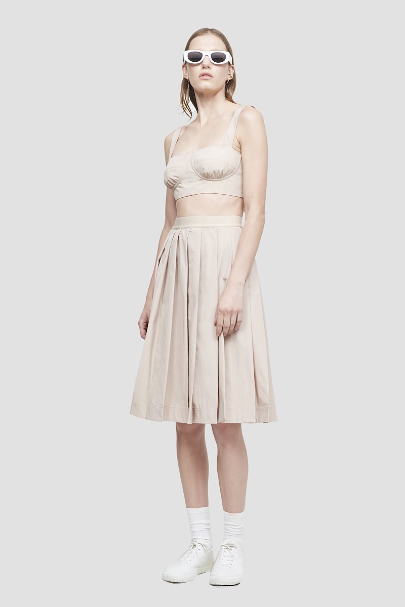 The Day Bra-neutrals #0 The Day Bra, Dark blush square-neck cropped top from 3.1 PHILLIP LIM featuring square neck, elasticated panelling, cropped, tonal design and elasticated shoulder straps.- 2