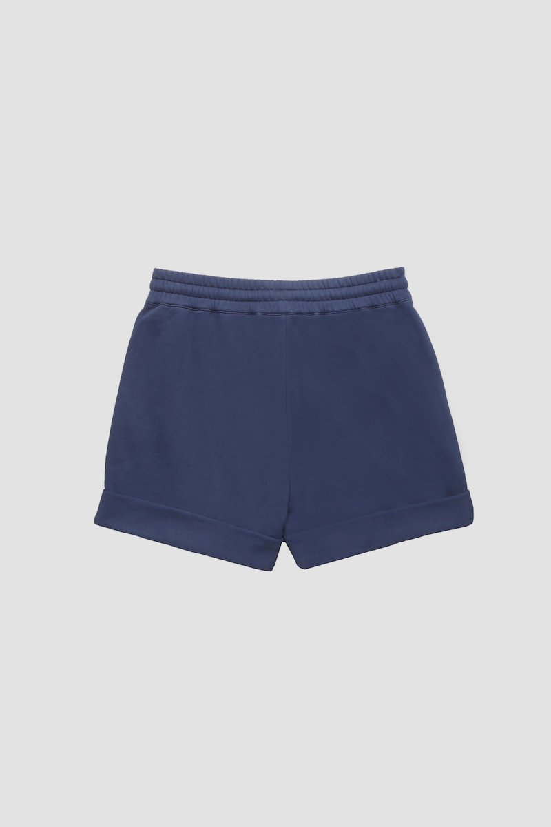 The Everyday Short-blue #0 The Everyday Short, Everyday track shorts from 3.1 PHILLIP LIM featuring navy blue, cotton, mini logo tag, elasticated drawstring waistband and two side slit pockets.- 6
