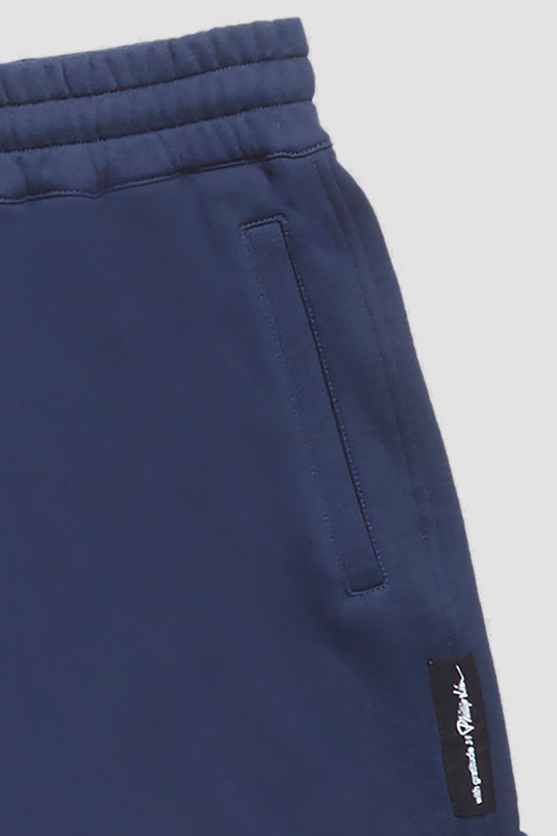 The Everyday Short-blue #1 The Everyday Short, Everyday track shorts from 3.1 PHILLIP LIM featuring navy blue, cotton, mini logo tag, elasticated drawstring waistband and two side slit pockets.- 7