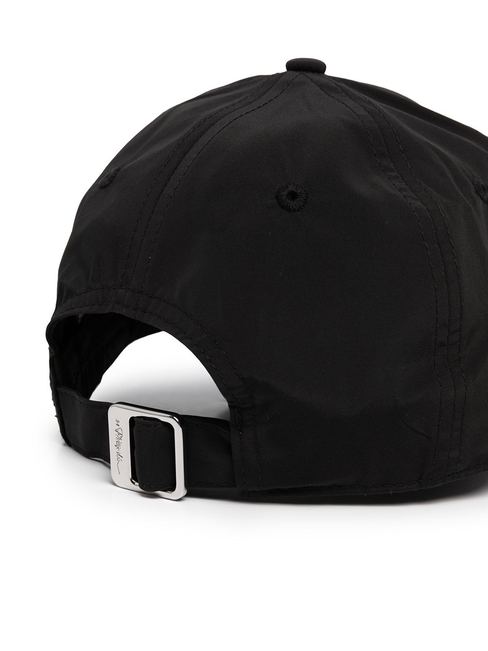 3.1 Phillip Lim Pet met gegraveerd logo - Zwart