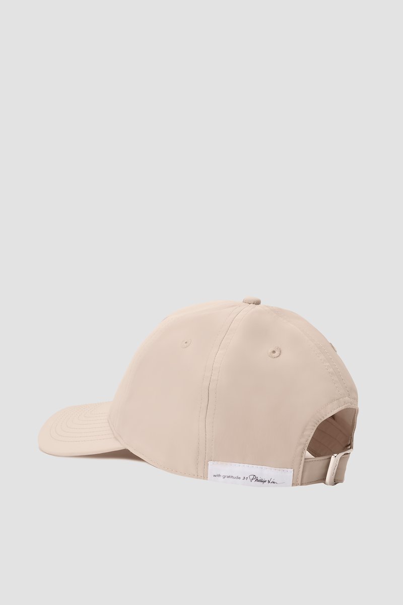 Baseball Cap, Dark blush logo patch baseball cap from 3.1 PHILLIP LIM featuring logo patch to the side, tonal stitching, curved peak, adjustable strap to the rear and silver-tone hardware.- 1