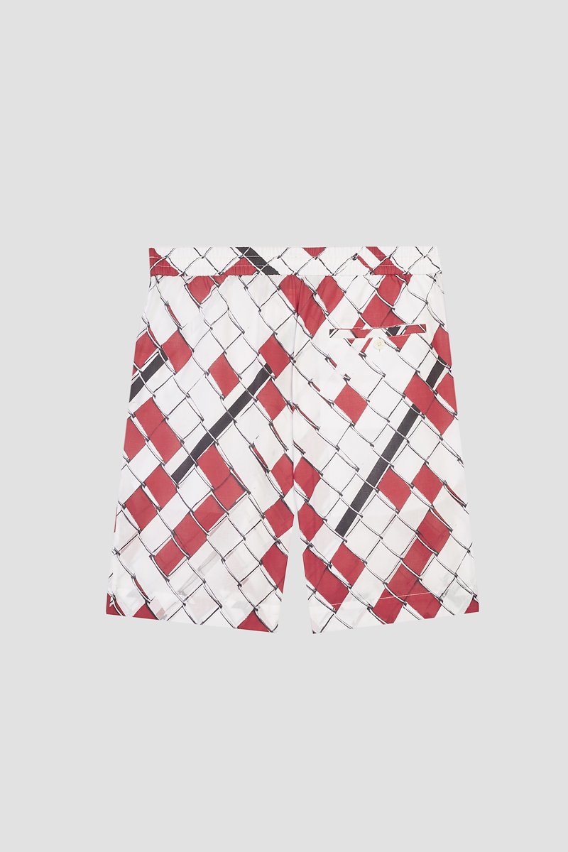 Cruiser Short-multicolour #0 Cruiser Short, woven-print deck shorts from 3.1 PHILLIP LIM featuring white, red, abstract pattern print, elasticated drawstring waistband, two side slit pockets and above-knee length.- 6