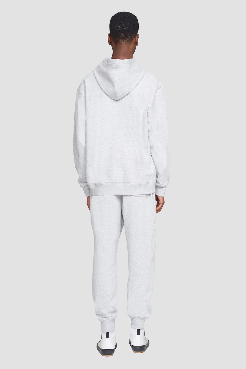 The Everyday Hoodie-grey #1 The Everyday Hoodie, Light heather grey cotton Everyday terrycloth hoodie from 3.1 PHILLIP LIM featuring terry-cloth effect, round neck, long sleeves, drawstring hood, front pouch pocket, straight hem and ribbed trim.- 3