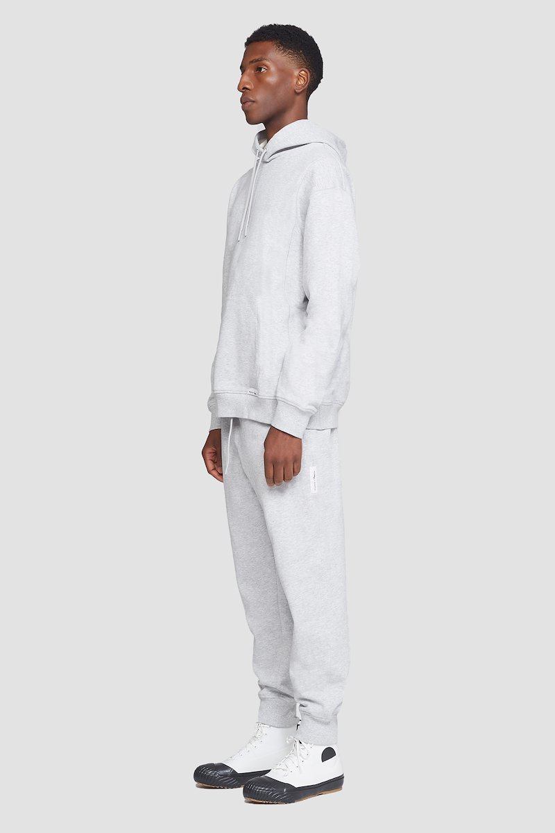 The Everyday Hoodie-grey #0 The Everyday Hoodie, Light heather grey cotton Everyday terrycloth hoodie from 3.1 PHILLIP LIM featuring terry-cloth effect, round neck, long sleeves, drawstring hood, front pouch pocket, straight hem and ribbed trim.- 2