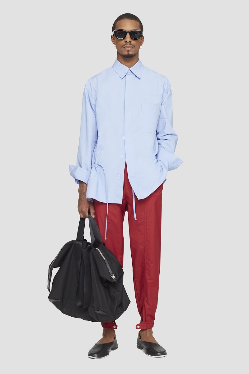 Track Pant-red #0 Track Pant, tapered-leg track pants from 3.1 PHILLIP LIM featuring rose red, cotton blend, tapered leg, elasticated drawstring waistband, two side slit pockets and elasticated ankles.- 0