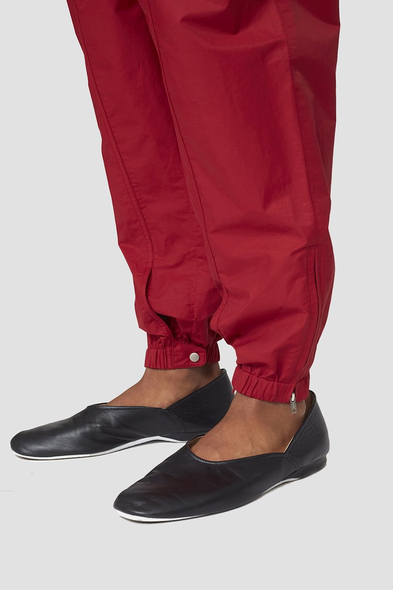 Track Pant-red #1 Track Pant, tapered-leg track pants from 3.1 PHILLIP LIM featuring rose red, cotton blend, tapered leg, elasticated drawstring waistband, two side slit pockets and elasticated ankles.- 5