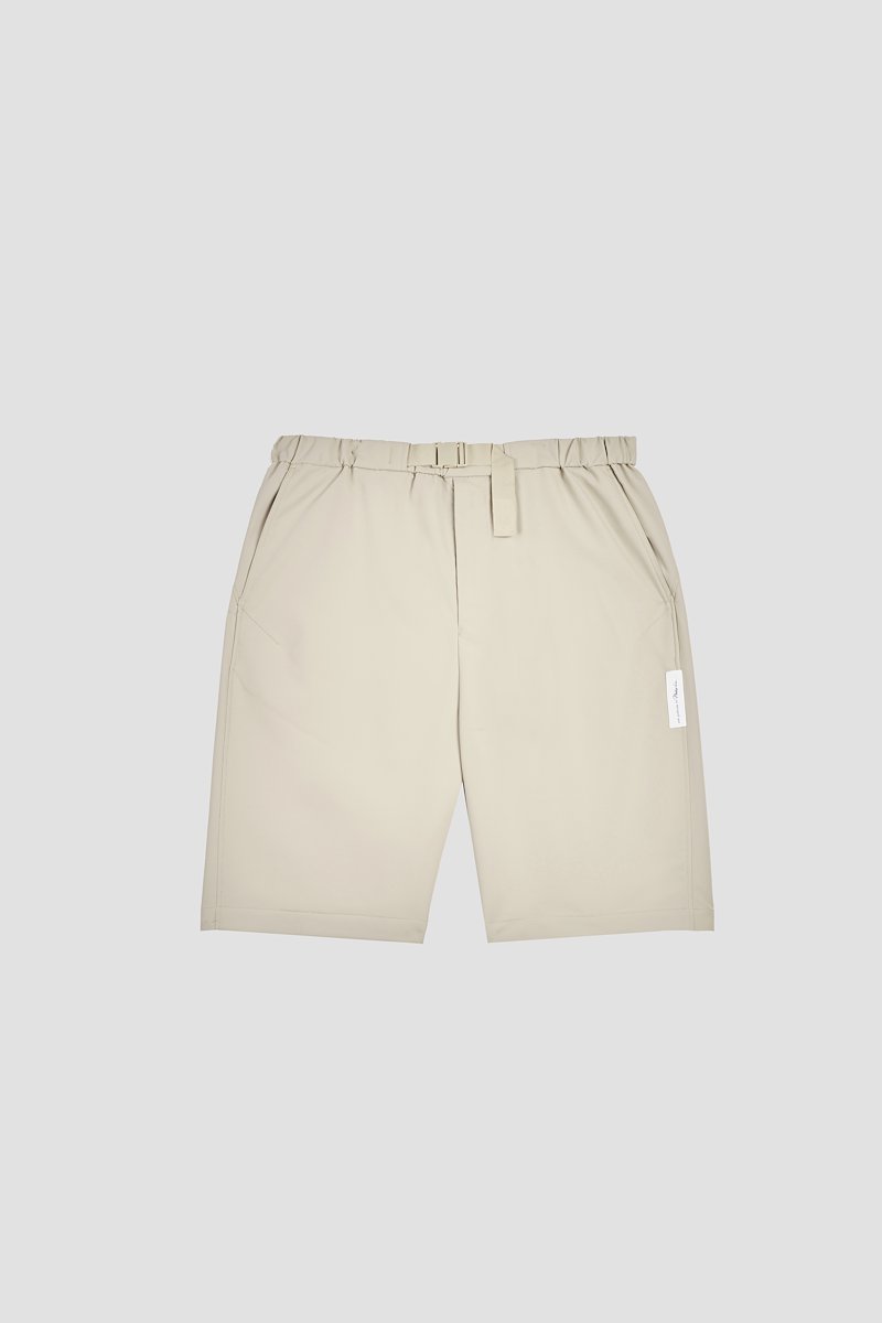 Kickin' It Short-neutrals #0 Kickin' It Short, Khaki beige Kickin It knee-length shorts from 3.1 PHILLIP LIM featuring logo patch to the side, elasticated drawstring waistband, two side slit pockets, two rear welt pockets and knee-length.- 6