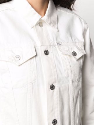 denim button-up jacket展示图