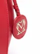 Love Moschino Bolsa bucket com placa de logo