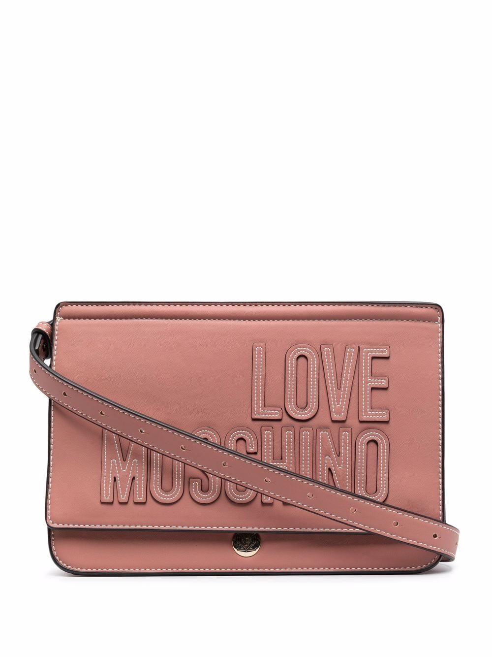 фото Love moschino сумка-сэтчел с вышитым логотипом