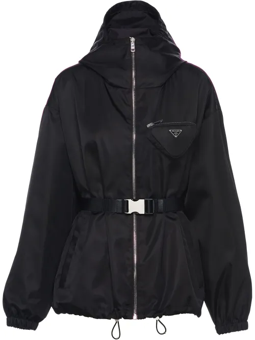 Veste Re-Nylon à capuche - Prada - Modalova